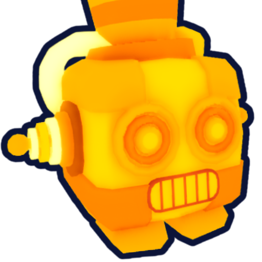 Golden Patriotic Robot